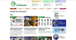 Desktop Screenshot of ethnosport.org