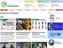 Tablet Screenshot of ethnosport.org